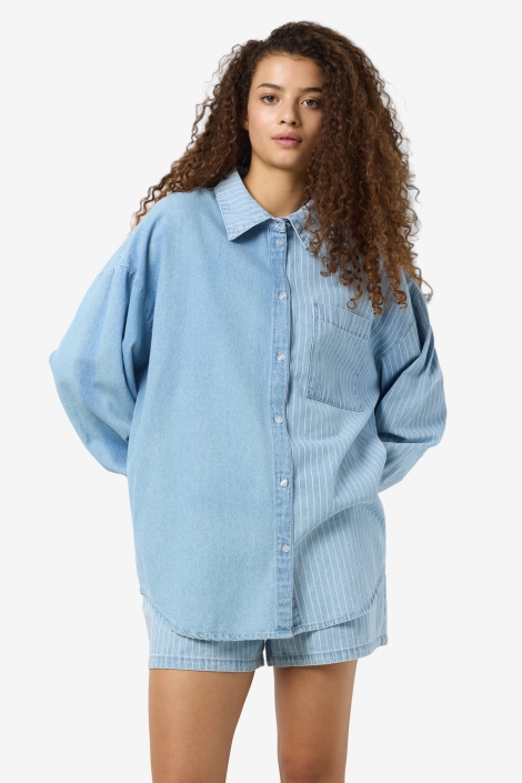 Noisy may nmkatri l/s oversize str shrt bs006